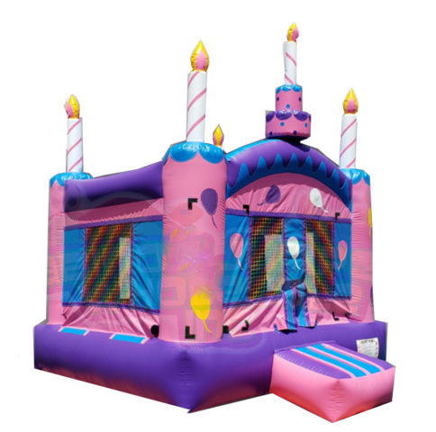 Pink Cake Bounce House