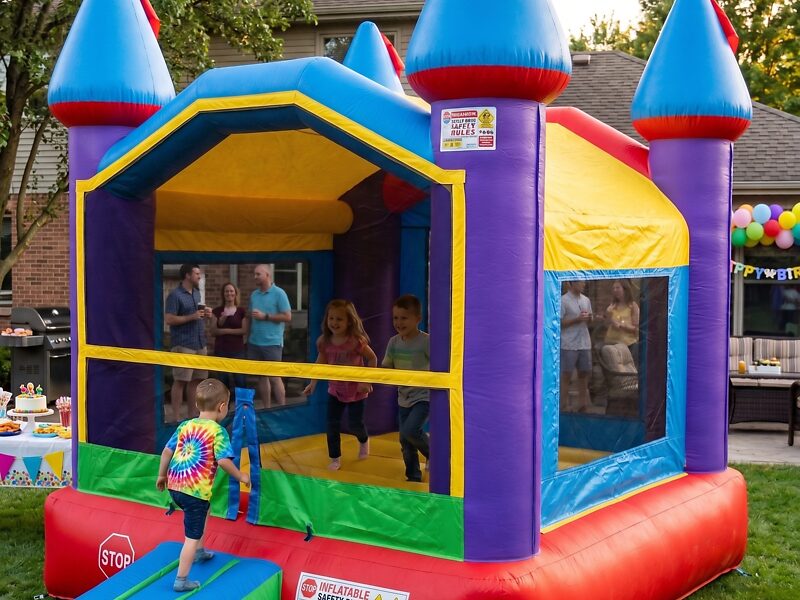 Classic bounce house rental in Austin