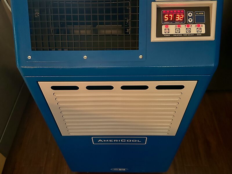 Portable air conditioner rental for tents and enclosed spaces