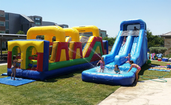 Water Slides and Bounce Houses