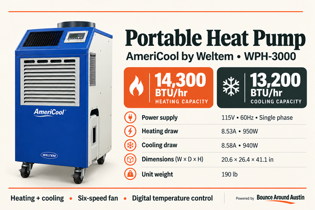 One Ton AC with Heat Pump 