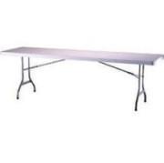 White 8 ft. rectagular table