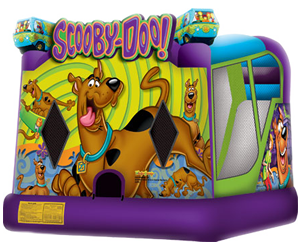 (17)  SCOOBY DOOBY DOO BOUNCER AND SLIDE #CU28