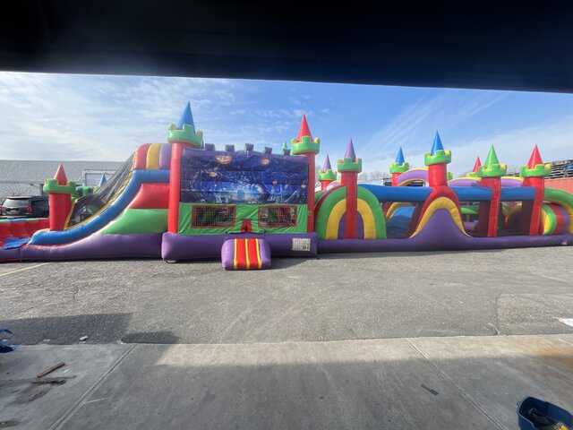 Halloween Haunted Pumpkins 65' Obstacle Course