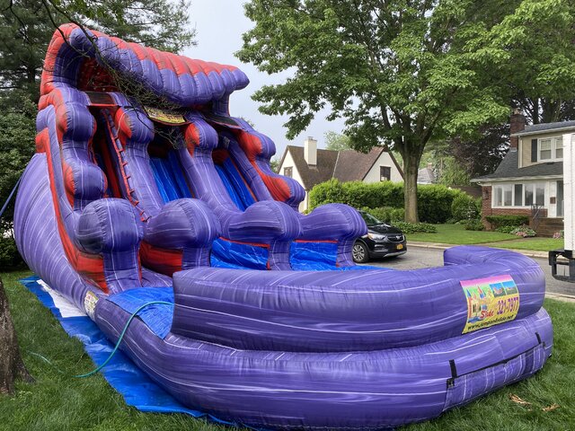 Purple Giant  Wave Water Slide #WS36