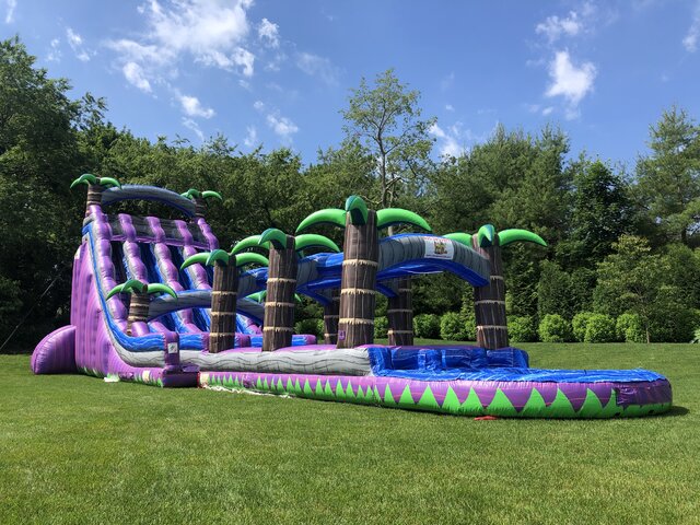 Three Legged Purple Monster Water Slide #WS35