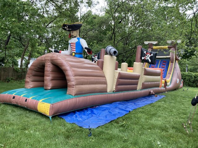 74ft Pirate Obstacle Course #OC7