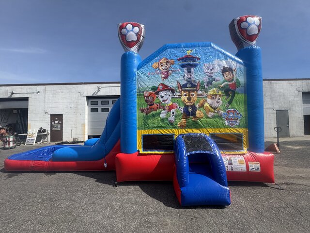 Paw Patrol Bouncer with Water Slide