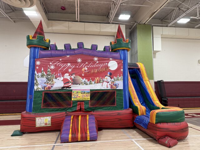 Holiday Bouncer with Slide