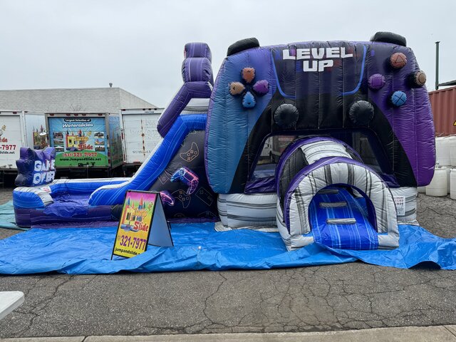 Level UP Game Bouncer with Slide (Main)