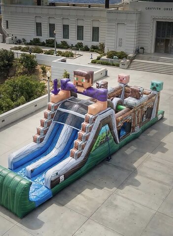 Mine Craft Obstacle Course