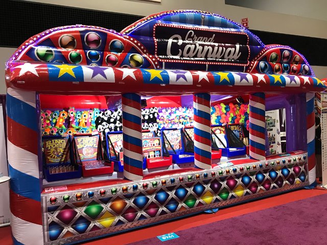 Colorful GRAND CARNIVAL INFLATABLE GAMES #IG44