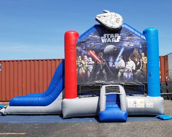 (2)  Star Wars Bouncer And Slide  #CU27