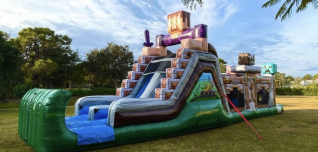 Mine Craft Obstacle Course