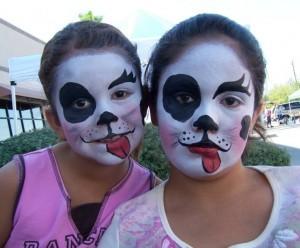 Face painting by Kayla