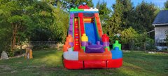 (#3) NEW High Tower Building Block Water Slide With Pool