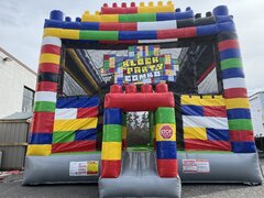NEW FOR 2022 Block Party Bouncer and Slide Combo