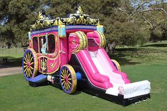 Princess Carriage Bouncer and Slide FOR SALE $2,600