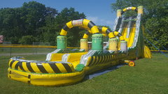 (#9) Toxic Flumes Huge Water Slide With Pool 