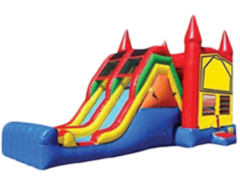 For SALE USED 2 lane slide and bouncer combo $1,900