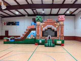  Pixel Power Craft Dual Lane Jump and Slide Combo