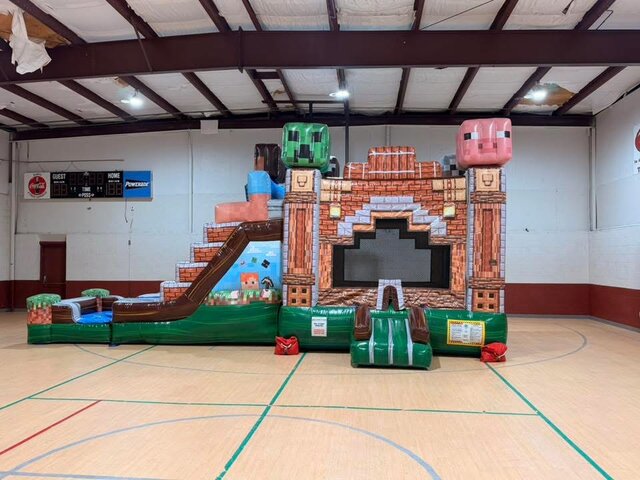  Pixel Power Craft Dual Lane Jump and Slide Combo