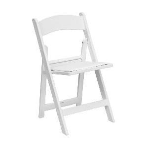  Elegant White Padded Garden Chairs 