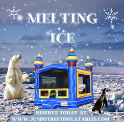 Melting Ice 15’x15’ Bounce House