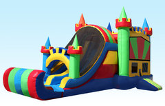 bounce houses with slides