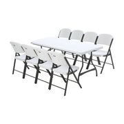 1 Table & 8 ChairsSuitable for Kids & Adults