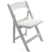 White Resin Chair