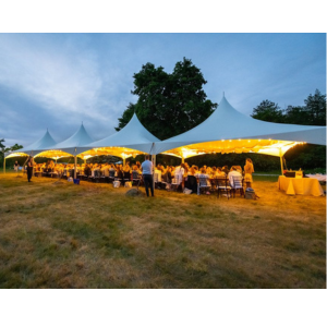 atlanta tent rental package for up to 128 guests