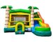 Tropical Themed Bounce House With Slide;