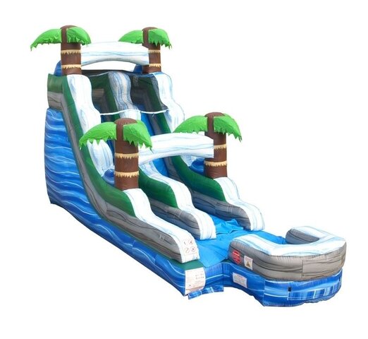 15 ft High Adventure in the Tropics Water Slide