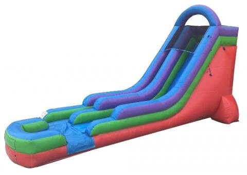 18' High Fantasia Single Lane Dry Slide