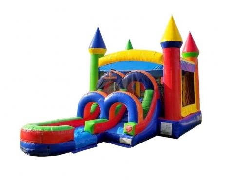 Rainbow Bounce and Water Slide