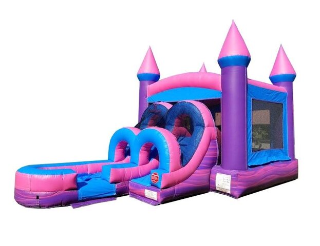 Pink Palace Bounce and Water Slide