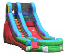 15 ft High Summer Celebration Dry Slide