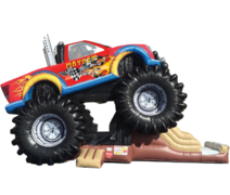 Monster Truck Madness Bounce and Slide