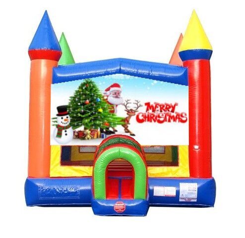 Merry Christmas Bounce House for Rent | Jumptastic, Inc