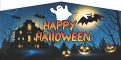 Happy Halloween Ghost Banner