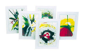Spin Art Cards and Materials