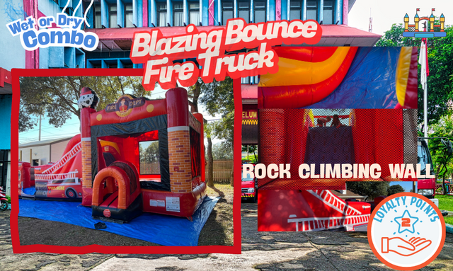 Blazing Bounce Fire Truck