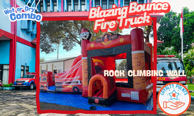 Blazing Bounce Fire Truck
