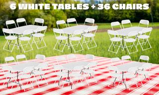 6 Tables and 36 Chairs