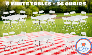6 Tables and 36 Chairs