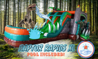 Raptor Rapids XL Bounce House Combo WET