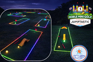 GLOW 9-Hole Mobile Travel Golf