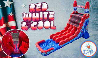 21' Red White Cool Dual Lane