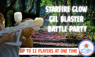 Starfire GLOW Gel Blaster Experience (Up to 12 Players)